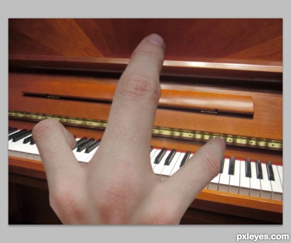 Creation of The Piano Hand: Step 3